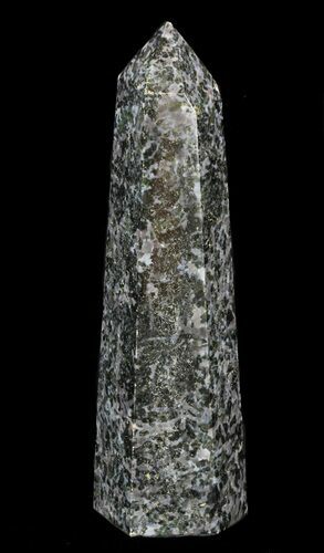 Polished, Indigo Gabbro Obelisk - Madagascar #55415
